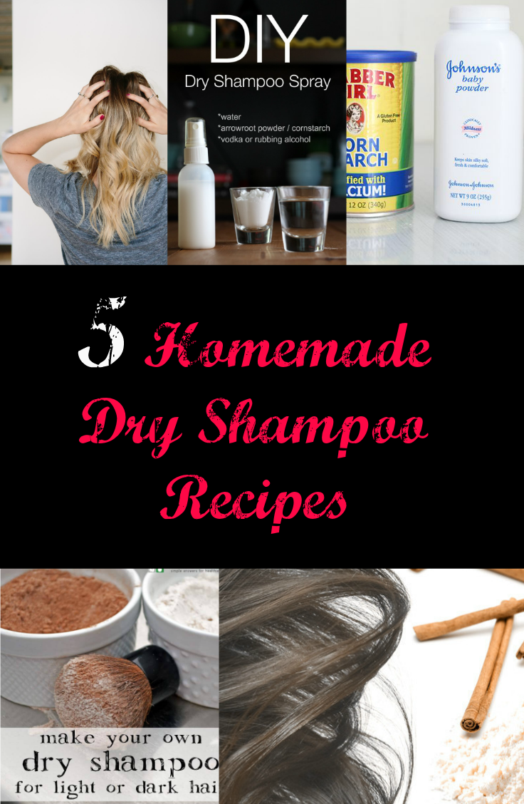 5 Homemade Dry Shampoo Recipes