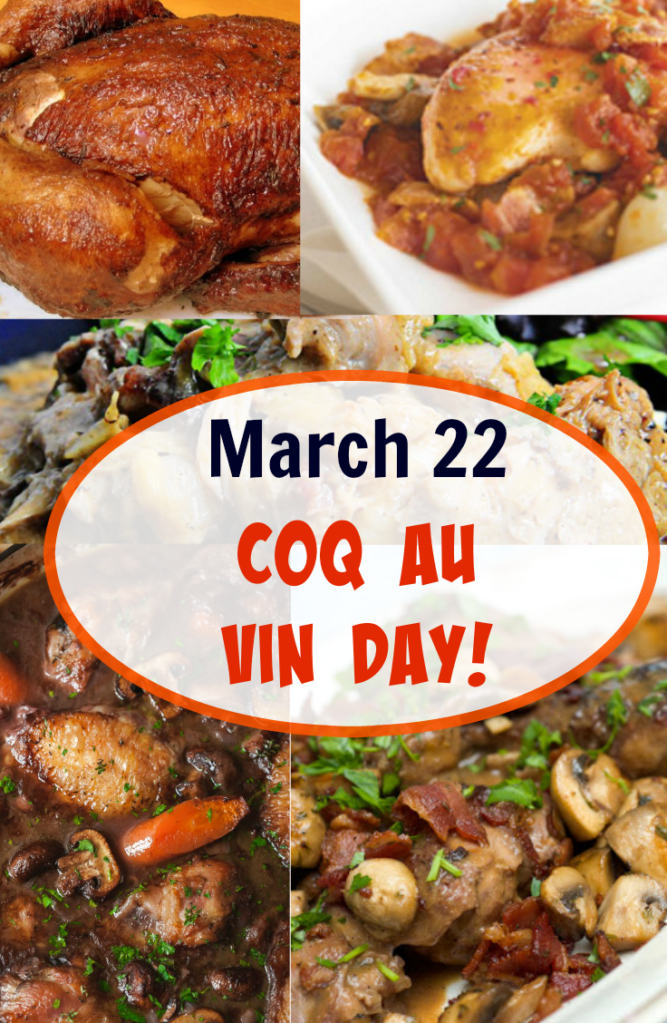 March 22nd is Coq Au Vin Day! | DiscountQueens.com