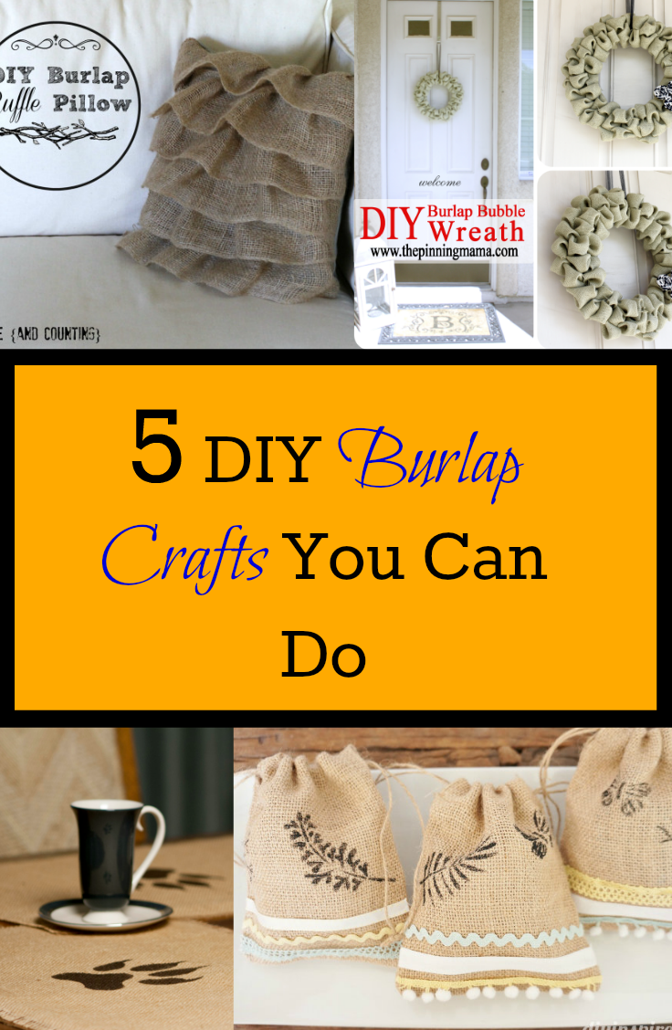 5 DIY Burlap Crafts You Can Do | DiscountQueens.com