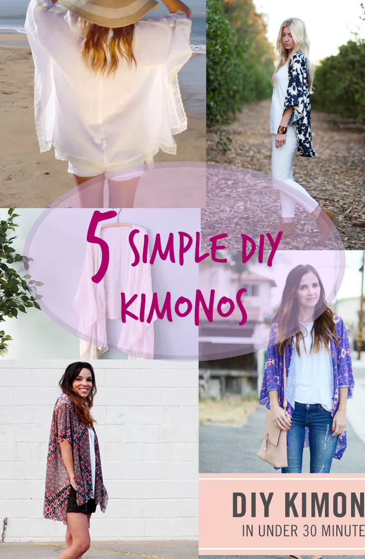 5 SIMPLE DIY KIMONOS | DiscountQueens.com