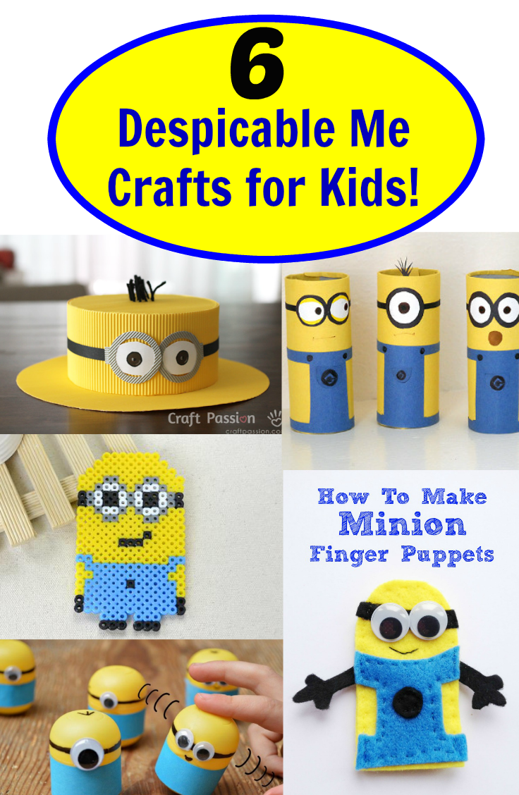 6 Despicable Me Crafts for Kids! | DiscountQueens.com